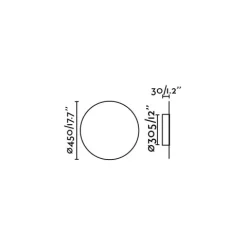 Aplique de Parede Led Board 12w Preto Faro 01041