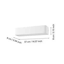 Aplique de Parede LED Branco com Luz Indireta SANIA 4 EGLO 98423