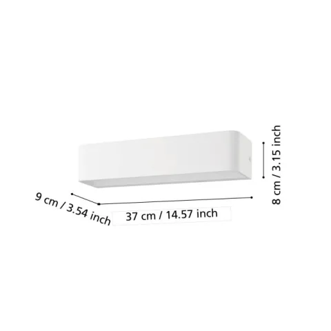 Aplique de Parede LED Branco com Luz Indireta SANIA 4 EGLO 98423