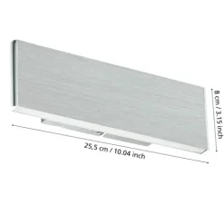 Aplique de Parede LED com Alumínio Escovado CLIMENE EGLO 39268