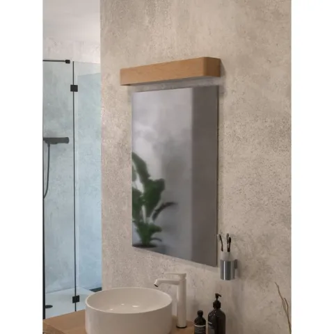 Aplique de Parede LED com Aparência de Madeira Acetinado SANIA 6 EGLO 901102
