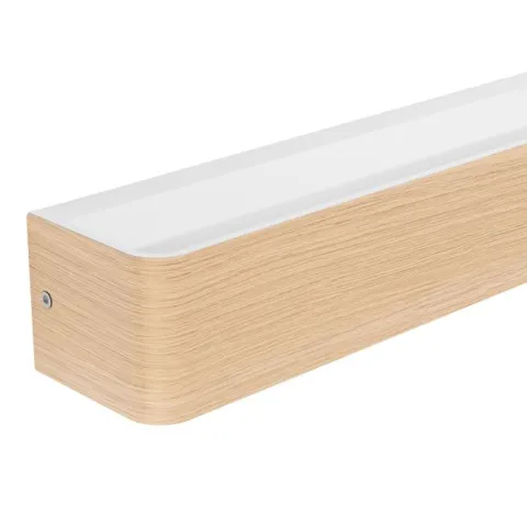 Aplique de Parede LED com Aparência de Madeira Acetinado SANIA 6 EGLO 901102