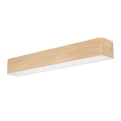 Aplique de Parede LED com Aparência de Madeira Acetinado SANIA 6 EGLO 901102