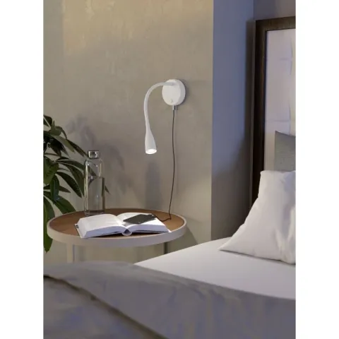 Aplique de Parede LED com Braço Flexível e USB OLIVANDINO 1 EGLO 901782
