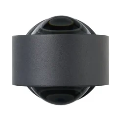 Aplique de Parede LED com Corpo Redondo em Alumínio Antracite ONO 2 EGLO 96049