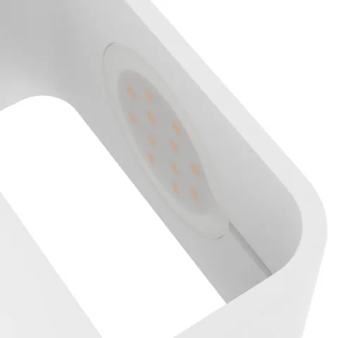 Aplique de Parede LED com Corpo Cubo em Alumínio Branco SANIA 4 EGLO 98421