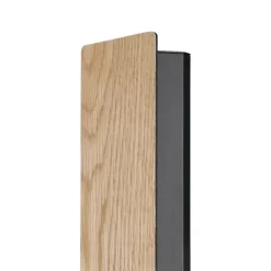 Aplique de Parede LED com Madeira e Aço Preto ZUBIALDE EGLO 901741