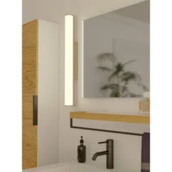Aplique de Parede LED com Tubo de Vidro Branco 60 cm CALNOVA EGLO 94716