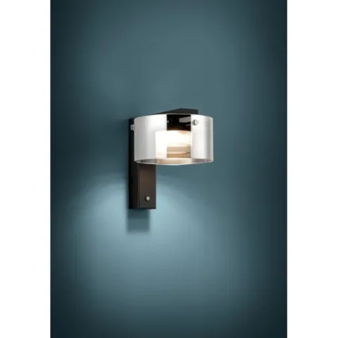 Aplique de Parede LED com Vidro Preto Fumado COPILLOS EGLO 39876