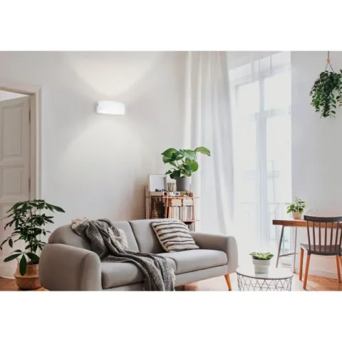 Aplique de Parede LED Curvo Branco MACCACARI EGLO 98541