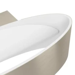 Aplique de Parede LED Curvo em Metal Níquel Mate MACCACARI EGLO 98543