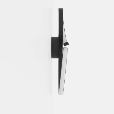 Aplique de Parede LED Curvo Preto e Branco SERPINS EGLO 901268
