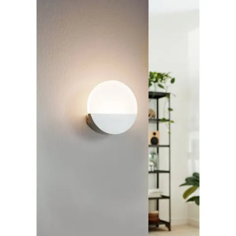 Aplique de Parede LED em Alumínio Branco METRASS 1 EGLO 96039