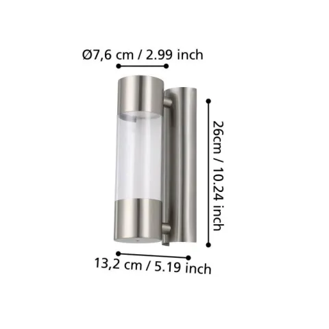 Aplique de Parede LED Exterior ROBLEDO EGLO 96013