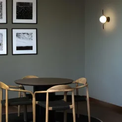 Aplique de Parede Led Le Vita Preto Faro 29695