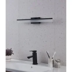Aplique de Parede LED para Espelho Preto PALMITAL EGLO 900845