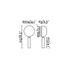 Aplique de Parede Led Press Preto Faro 62351