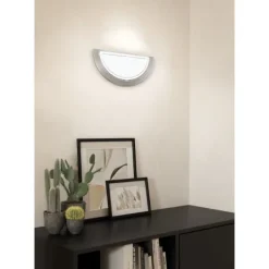 Aplique de Parede Metal Níquel Mate com Vidro PLANET 1 EGLO 83163