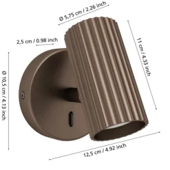 Aplique de Parede Moderno com Spot Orientável PORTILLO EGLO 902035