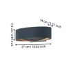 Aplique de Parede para Exterior CHINOA EGLO 98711
