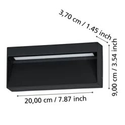 Aplique de Parede para Exterior LED Ajustável MARUGGIO EGLO 900891
