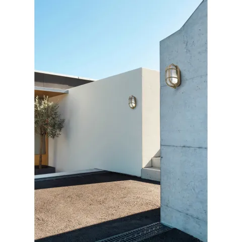 Aplique de parede / Plafon Exterior Cabo Latão Faro 70998