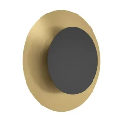 Aplique de Parede Preto e Latão Escovado TOCINA EGLO 900988