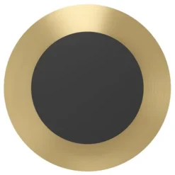 Aplique de Parede Preto e Latão Escovado TOCINA EGLO 900988