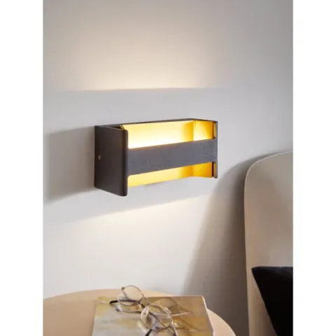 Aplique de Parede Quadrado com LED Branco Quente FELONICHE EGLO 98545