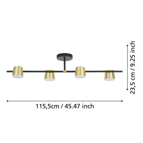 Aplique de Tecto Eglo Altamira Led 39984