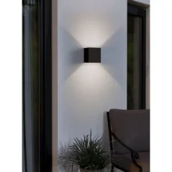 Aplique Exterior com Duas Fontes de Luz e Abas Ajustáveis CALPINO 3 EGLO 901064
