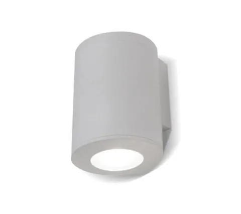 Aplique Exterior Franca 90 1L Cinza Fumagalli