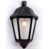 Aplique Exterior Iesse Preto E27 Fumagalli