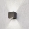 Aplique exterior parede led 2077.109.7ol antracite tromilux
