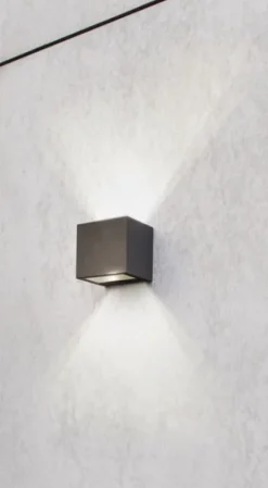 Aplique exterior parede led 2077.109.7ol antracite tromilux