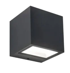 Aplique exterior parede led 2077.109.7ol antracite tromilux