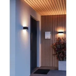 Aplique Exterior Preto com Função CCT e RGB SANIA-Z EGLO 901956
