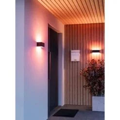 Aplique Exterior Preto com Função CCT e RGB SANIA-Z EGLO 901956