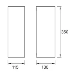 Aplique Exterior PX-0127-NEG Forlight