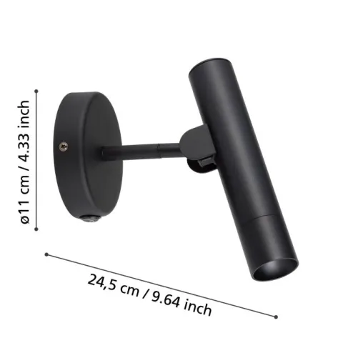 Aplique LED de Parede com Luz Ajustável ALMUDAINA EGLO 900907