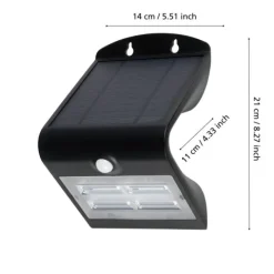 Aplique LED Exterior com Painel Solar LAMOZZO EGLO 900255