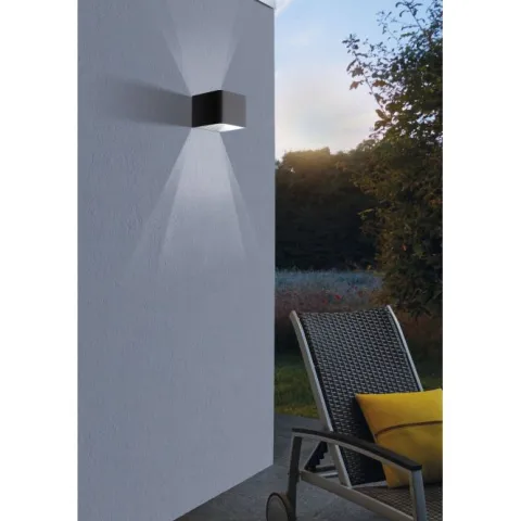 Aplique LED Exterior em Alumínio Preto DONINNI 1 EGLO 98269