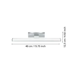 Aplique LED para Casa de Banho com Alumínio Cromado PANDELLA 1 EGLO 96064
