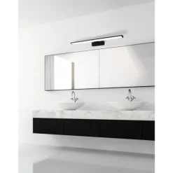 Aplique LED para Casa de Banho com Alumínio e Plástico Preto PANDELLA 1 EGLO 98908