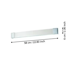Aplique para Casa de Banho com LED e Metal Cromado SIDERNO EGLO 97719