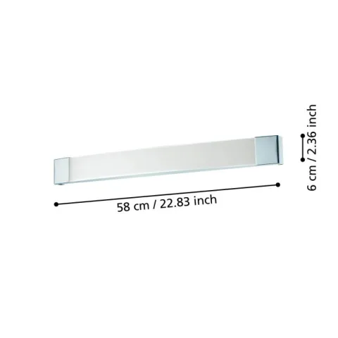 Aplique para Casa de Banho com LED e Metal Cromado SIDERNO EGLO 97719