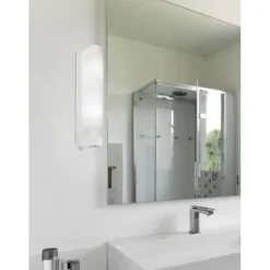 Aplique para Casa de Banho com Tampa de Vidro Ranhurado BARI 1 EGLO 94987