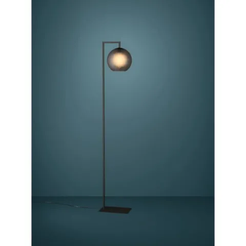 ARANGONA Candeeiro de Pé EGLO - Design Moderno com Vidro Cinzento Mate 390254