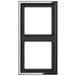 Aro duplo cromado brilhante LS 990 JUNG GCR2982