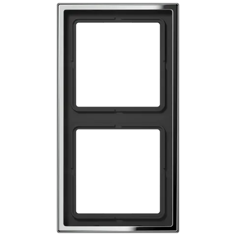 Aro duplo cromado brilhante LS 990 JUNG GCR2982